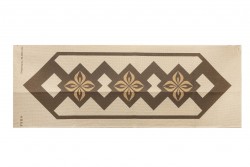 Κέντημα τραβέρσα 25X140cm σε μίνιμαλ σχέδιο
