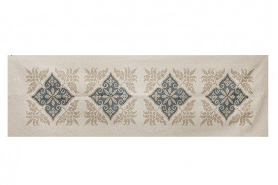 Κέντημα τραβέρσα 40X135cm  με λουλούδια