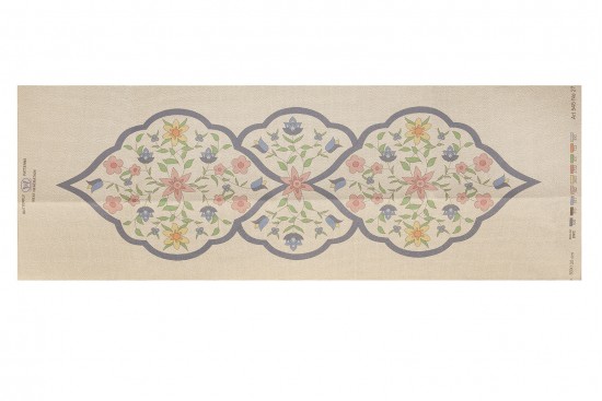 Κέντημα τραβέρσα 50X130cm άνθη