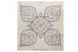 Κέντημα καρέ 100X100cm άνθη