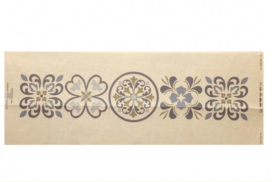 Κέντημα τραβέρσα 50X130cm άνθη