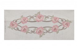 Κέντημα σεμέν 40X93cm άνθη