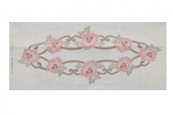 Κέντημα σεμέν 40X93cm άνθη