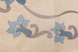 Κέντημα τραβέρσα 50X130cm άνθη