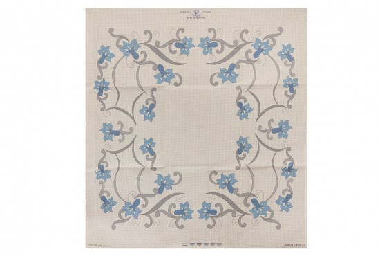 Κέντημα καρέ 100X100cm άνθη