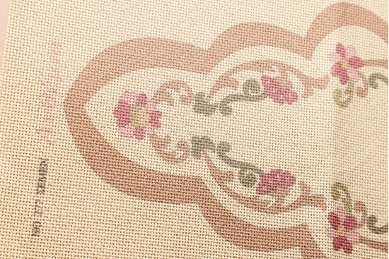 Κέντημα σεμέν 40X93cm άνθη