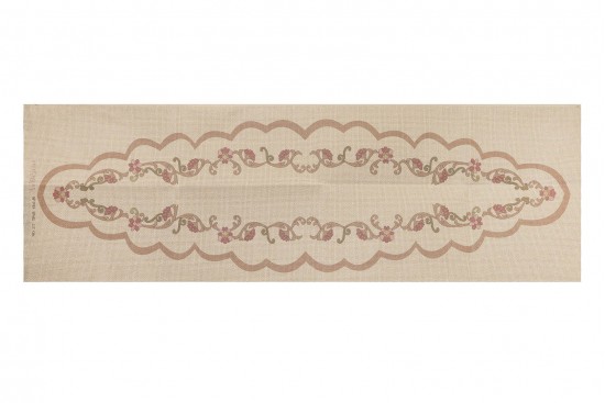 Κέντημα τραβέρσα 27X150cm άνθη