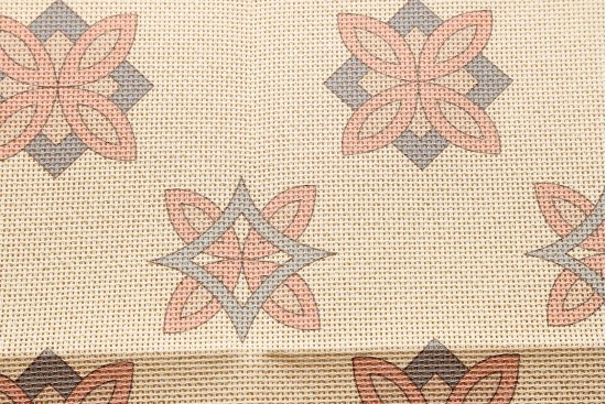 Κέντημα τραβέρσα 50X130cm άνθη