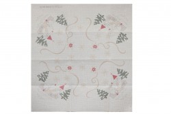 Κέντημα καρέ 100X100cm Χριστουγεννιάτικο Χωριό