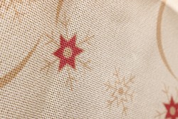 Κέντημα καρέ 100X100cm Χριστουγεννιάτικο Χωριό