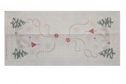 Κέντημα σεμέν 40Χ85cm Χριστουγεννιάτικο Χωριό