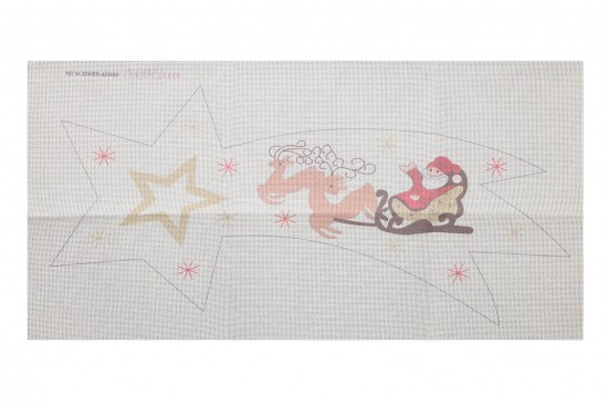 Κέντημα σεμέν 45Χ90cm Χριστουγεννιάτικο - Άγιος Βασίλης