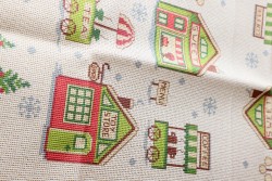 Κέντημα τραβέρσα 40X140cm Χριστουγεννιάτικο