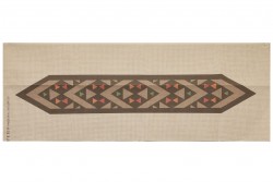 Κέντημα τραβέρσα 30Χ130cm σε γραμμικό σχέδιο