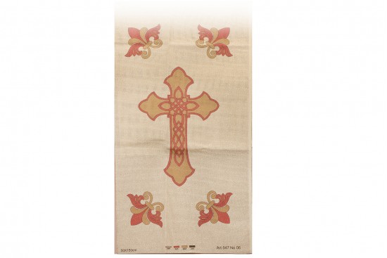 Κέντημα προσκυνητάρι τραβέρσα 50X150cm σταυρός