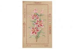 Κέντημα μικρό κάδρο 25X40cm άνθη