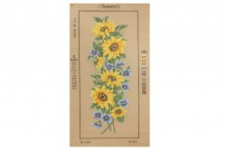 Κέντημα μικρό κάδρο 25X40cm άνθη 