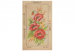 Κέντημα κάδρο 35X60cm άνθη 