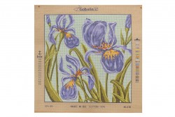 Κέντημα κάδρο 50X50cm άνθη 