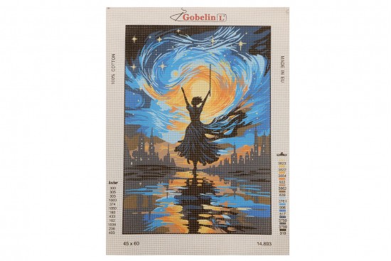 Κέντημα κάδρο 60X45cm Νυχτερινή Ομορφιά