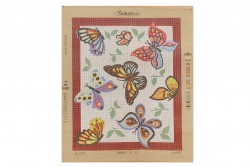 Κέντημα κάδρο 50X60cm Πεταλούδες