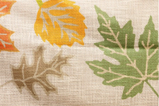 Κέντημα τραβέρσα 42Χ130cm Φύλλα