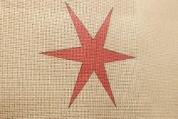 Κέντημα καρέ 90Χ90cm Χριστουγεννιάτικο 