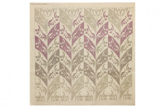 Κέντημα καρέ 90Χ90cm με σχέδιο άνθη