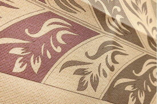 Κέντημα τραβέρσα 50Χ130cm με σχέδιο άνθη