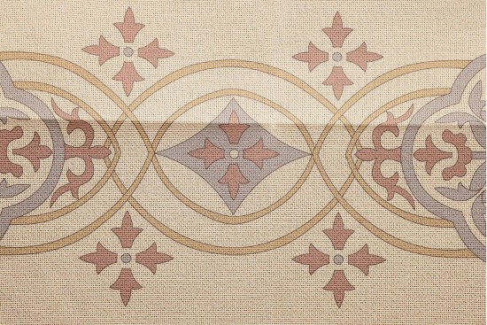 Κέντημα τραβέρσα 50Χ130cm με σχέδιο άνθη