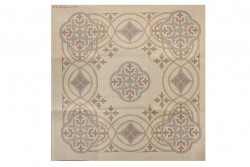 Κέντημα καρέ 90Χ90cm με σχέδιο άνθη