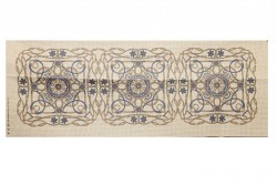 Κέντημα τραβέρσα 50Χ130cm με σχέδιο άνθη