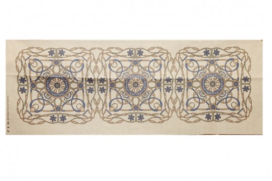 Κέντημα τραβέρσα 50Χ130cm με σχέδιο άνθη