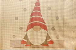 Κέντημα τραβέρσα 45Χ130cm με σχέδιο νανάκια - Χριστουγεννιάτικο