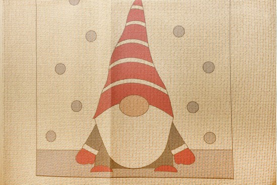 Κέντημα τραβέρσα 45Χ130cm με σχέδιο νανάκια - Χριστουγεννιάτικο