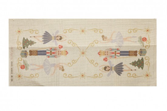 Κέντημα πολύχρωμο σεμέν 40X93cm σε σχέδιο Χριστουγεννιάτικη σύνθεση