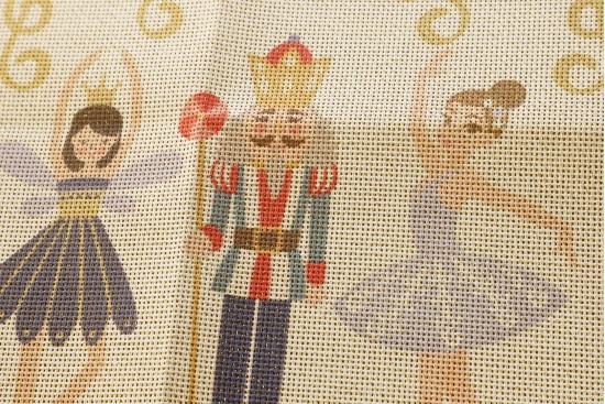 Κέντημα πολύχρωμο σεμέν 40X93cm σε σχέδιο Χριστουγεννιάτικη σύνθεση