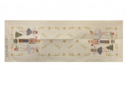 Κέντημα πολύχρωμο τραβέρσα 42X135cm σε σχέδιο Χριστουγεννιάτικη σύνθεση