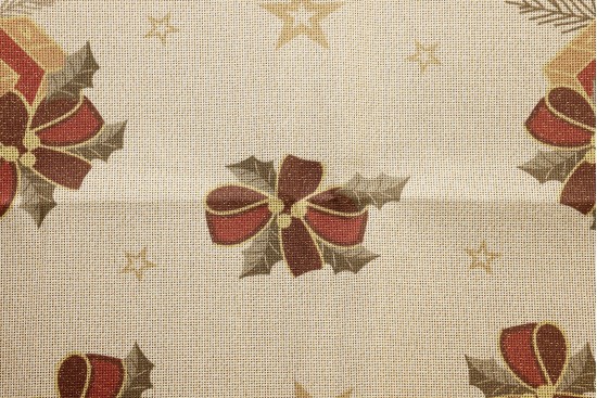 Κέντημα πολύχρωμο καρέ 120X120cm σε σχέδιο δώρα (Χριστουγεννιάτικο)