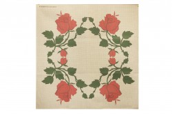 Κέντημα πολύχρωμο καρέ 90X90cm σε σχέδιο Τριαντάφυλλα 