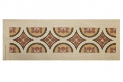 Κέντημα τραβέρσα 50Χ130cm σε μοντέρνο σχέδιο άνθη