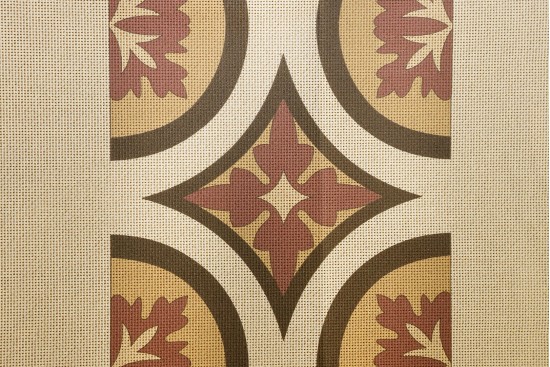 Κέντημα τραβέρσα 50Χ130cm σε μοντέρνο σχέδιο άνθη