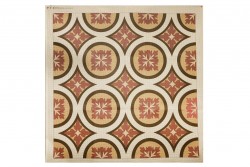 Κέντημα καρέ 90Χ90cm σε μοντέρνο σχέδιο άνθη