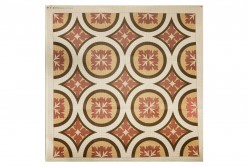 Κέντημα καρέ 90Χ90cm σε μοντέρνο σχέδιο άνθη