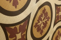 Κέντημα καρέ 90Χ90cm σε μοντέρνο σχέδιο άνθη