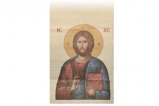 Κέντημα προσκυνητάρι τραβέρσα 50X150cm Ιησούς Χριστός