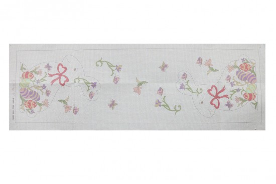 Κέντημα τραβέρσα 40Χ145cm Πασχαλινό Λαγουδάκι