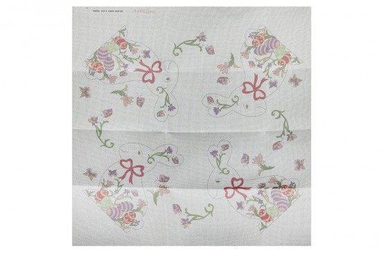 Κέντημα καρέ 100Χ100cm Πασχαλινό Λαγουδάκι