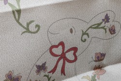 Κέντημα καρέ 100Χ100cm Πασχαλινό Λαγουδάκι