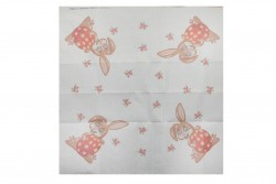 Κέντημα τραπεζοκαρέ 120Χ120cm Πασχαλινό Λαγουδάκι